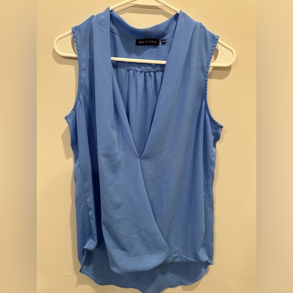 Violet and Claire. Size M. Sky blue.